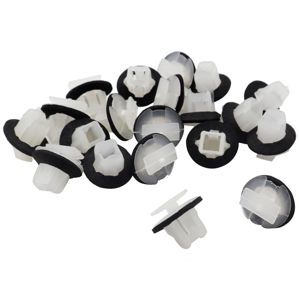 20pcs Interior Door Card Fixed Fastener Clips Trim Panel Mounting Headlining Accessories Replacement Compatible For Nissan Juke X-Trail T31