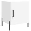 Table de chevet - Maison Exclusive - Blanc - 40x40x50 cm - Bois d'ingénierie