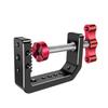 Aluminum Alloy Clamp with 1/4 3/8 Screw Holes for Stable Support of Cameras Lights in Photography Video