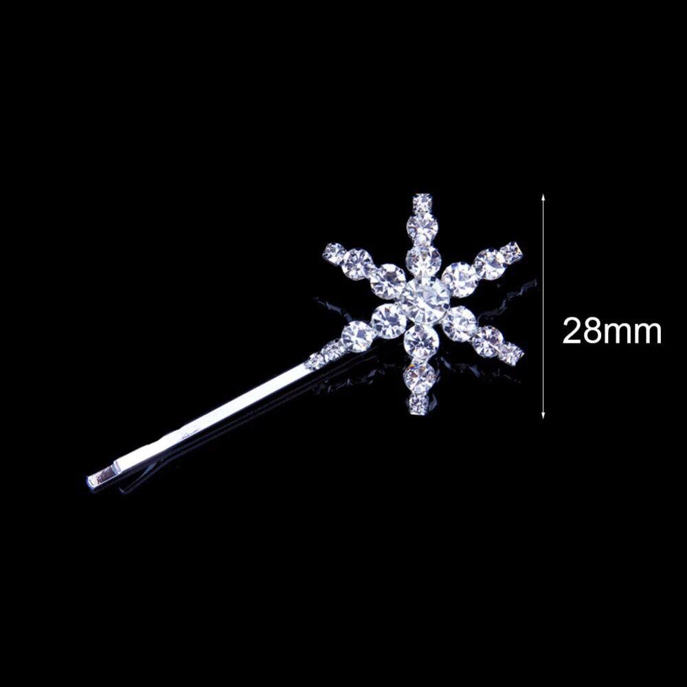 Korean-Style Rhinestone Star & Moon Hair Clip - Fashionable, Versatile Hair Accessory