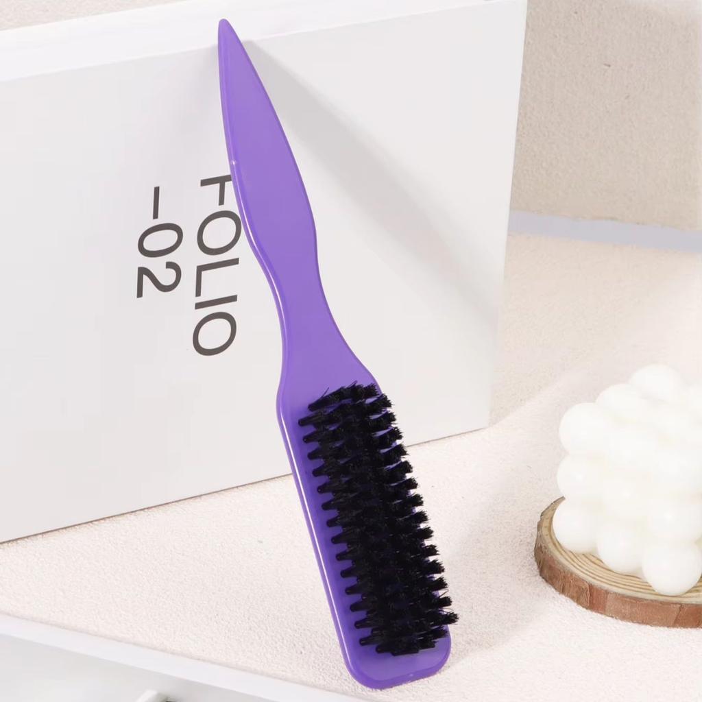 1 Piece of Brush Suitable for All Hairstyle Designs, Clean Hair Cutting Nylon Brush, Durable ABS Plastic Handle