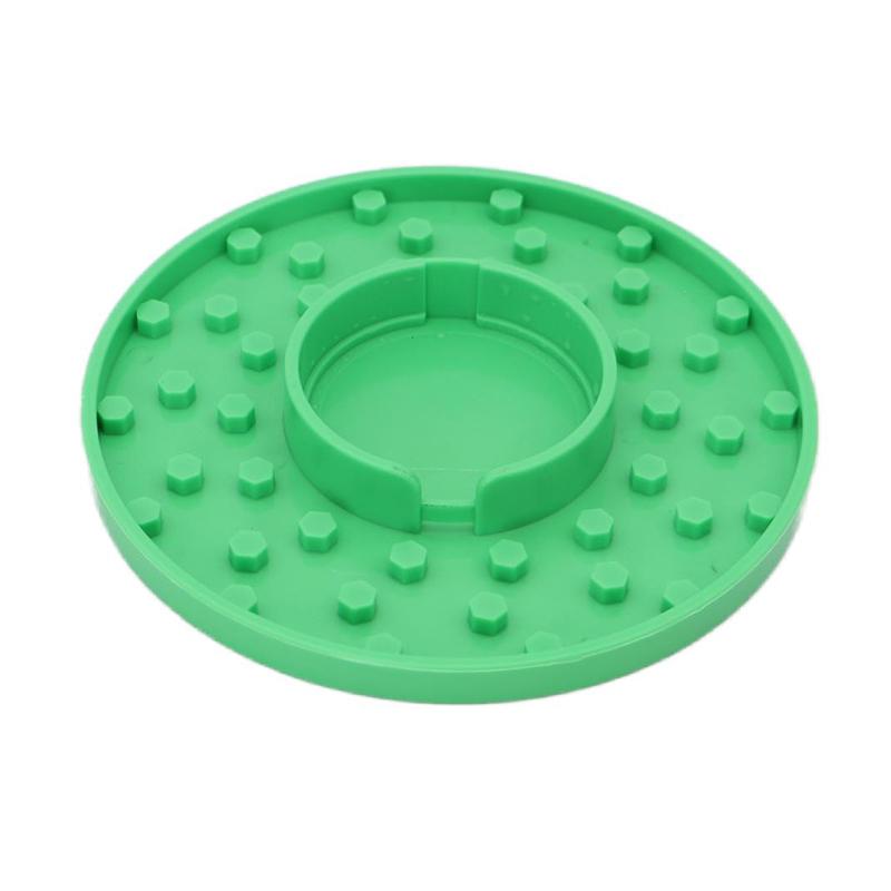 

Bee Feeder Plastic Base Plate Glass Jar Bee Insect Waterer Automatic Feeding Dish Gift Beekeepers Outdoor Beekeeping Supplies армія зелений колір