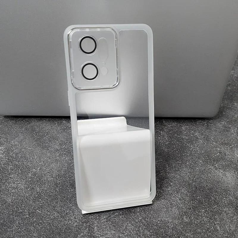 

Роскошный чехол для телефона с пленкой для объектива OPPO Find X5 Pro 5G 360 Camera Защитная прозрачная мягкая задняя крышка FindX5 X5Pro FindX5Pro Shell Bag