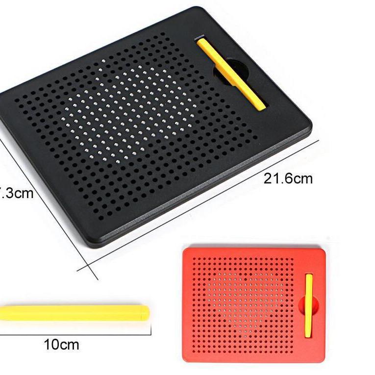 Children's Magnetic Drawing Board with 380 Steel Balls and Magnetic Beads