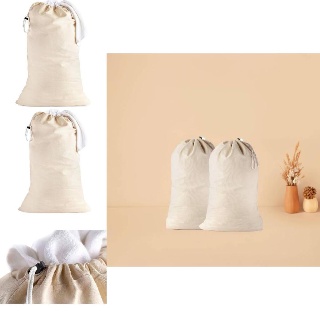 Eco-friendly Cotton Laundry Bag For Bedroom Storage Simple Modern Home Solution