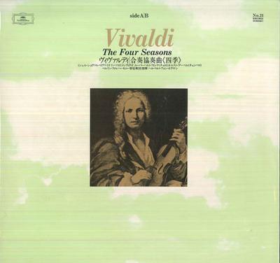 Płyta LP HERBERT VON KARAJAN BERLIN PHILHAR Vivaldi Cztery Pory Roku HRC0021 DEUTSCHE GRAMMO Japonia Klasyczna Używana