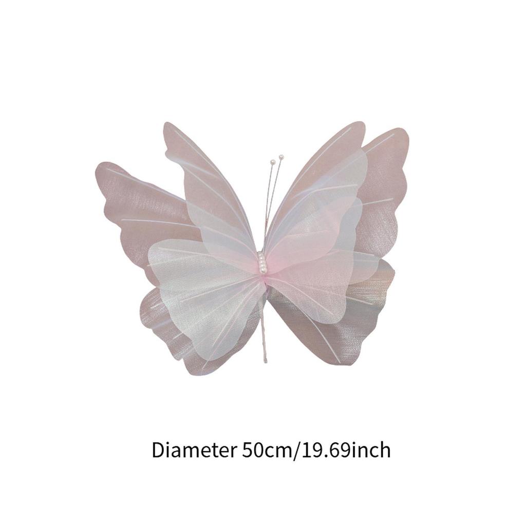 Giant Gauze Fake Butterfly Party Artificial Butterfly for Wedding Indoor DIY