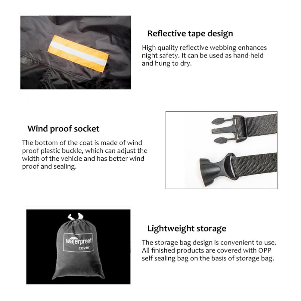 with Lock Holes Motorcycle Cover Waterproof Cycling Cover Bike Rain Cover  Daily Bike Protection