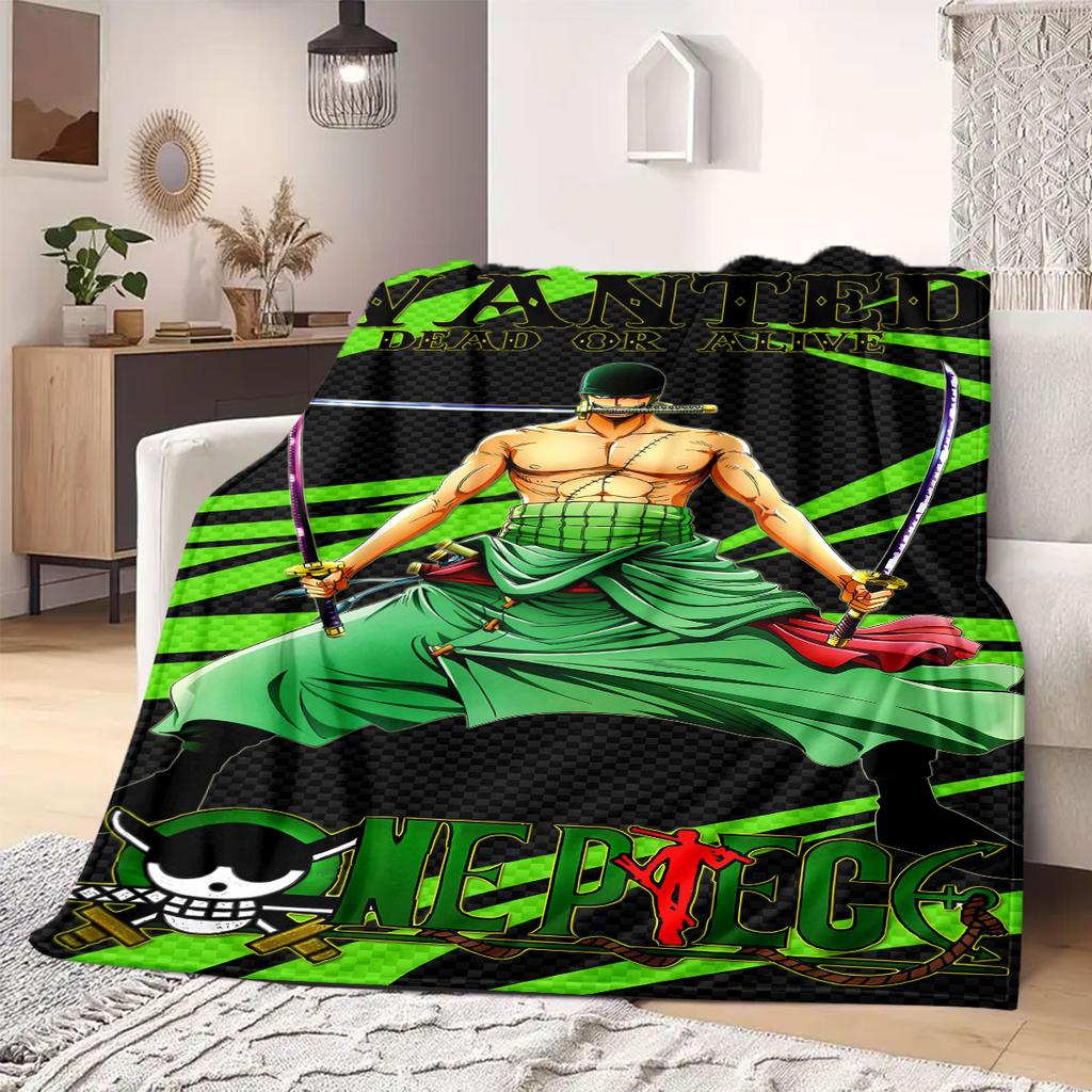 OnePiece Anime Flannel Blanket Warm,Comfortable,Suitable for Bedrooms,Sofas,Beds,Chairs,Picnics,Travel