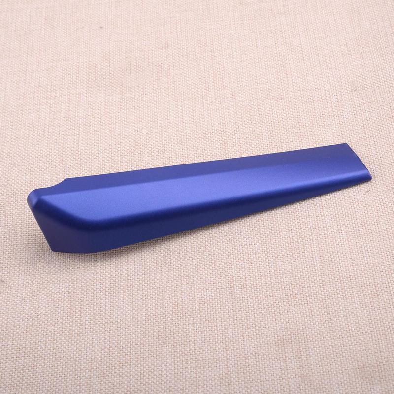 2pcs Blue Car Interior Front Door Window A Pillar Post Triangle Cover Trim Molding Fit For Toyota C-HR CHR 2017-