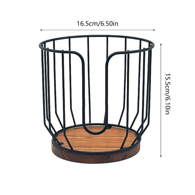 Convenient Metal Coffee Organizer Practical Coffee Pods Dispenser Large Capacity Espressos Pods Storage Basket Holder