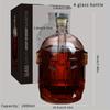Galaxy Whiskey Decanter Bottle Wine Glass Bottle Creative Transparent Whiskey Glass Bottle Bar Sets for Party Wine Separator