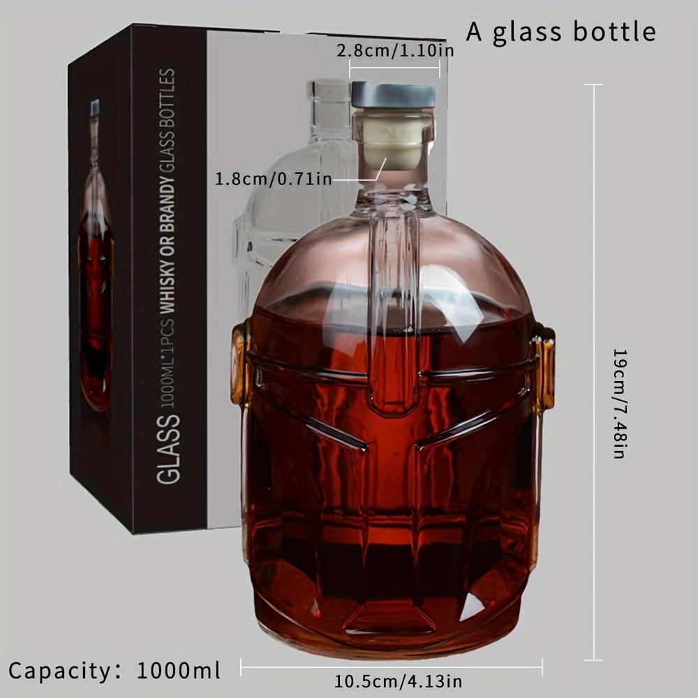 Galaxy Whiskey Decanter Bottle Wine Glass Bottle Creative Transparent Whiskey Glass Bottle Bar Sets for Party Wine Separator