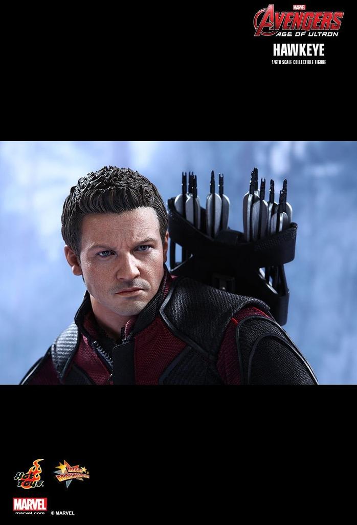 Movie Masterpiece of Ultron Hawkeye Scale Plastic Painted Movable Figure Avengers/Age 1/6