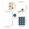 Yousheng Graduation Cards Set 2026 Bachelor's Degree Card with Envelopes And Stickers Inspirational Congrats Personalized Graduation Message Card