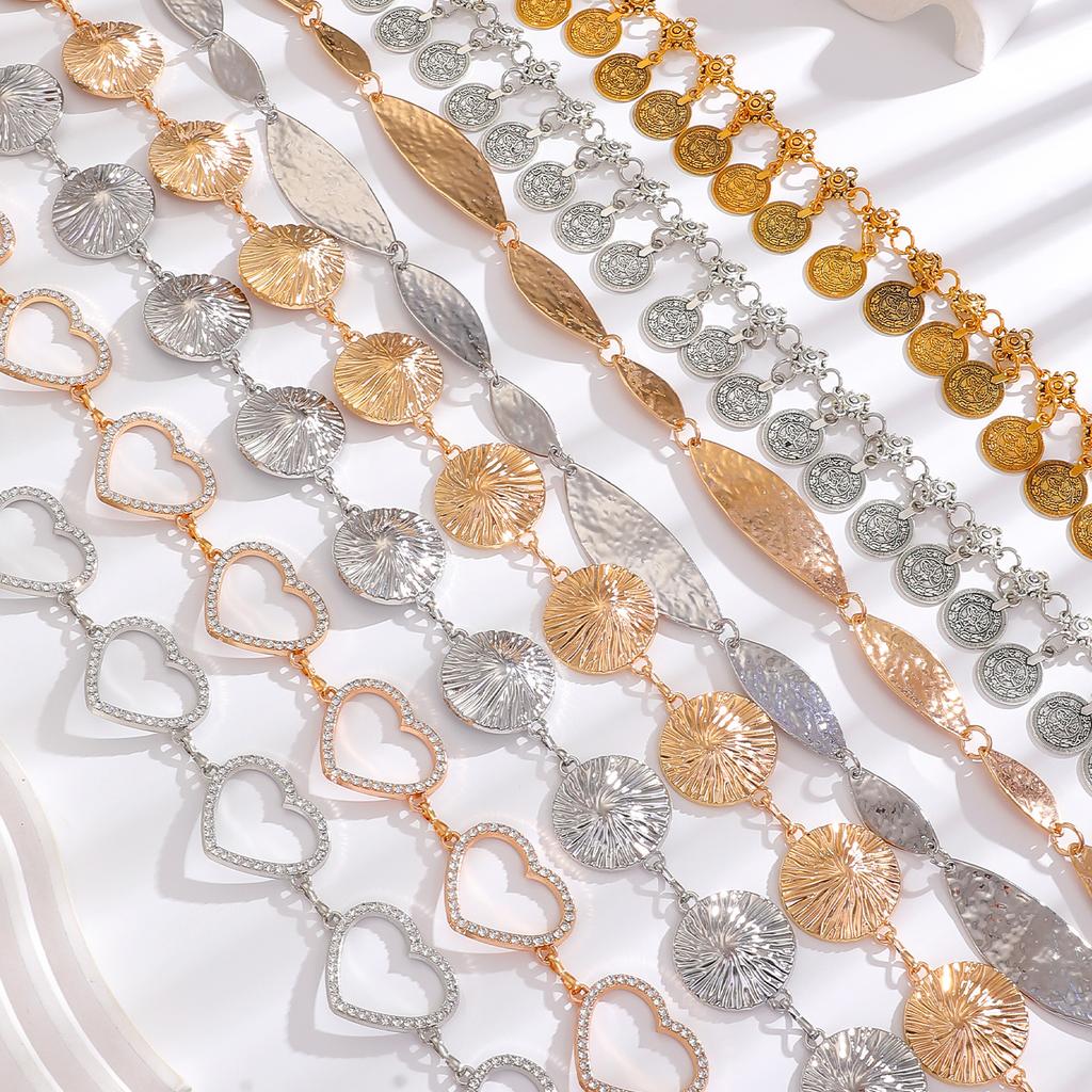 Retro Geometric Fringe Coin Waist Chain For Women Fashion Decorative Belly Dance Dress Ethnic Style Belt