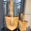 Loe 2024 Mini Pebble Fortune Bucket Handbag - Large Capacity Women's Tote
