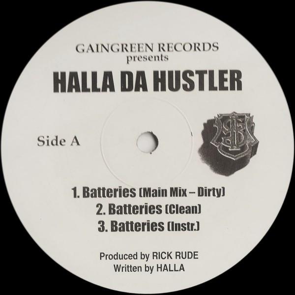 

12inch Record HALLA DA HUSTLER - Batteries / Do It Slow GGR01 Gaingreen Recor US Rap & Hip-Hop/R&B Used