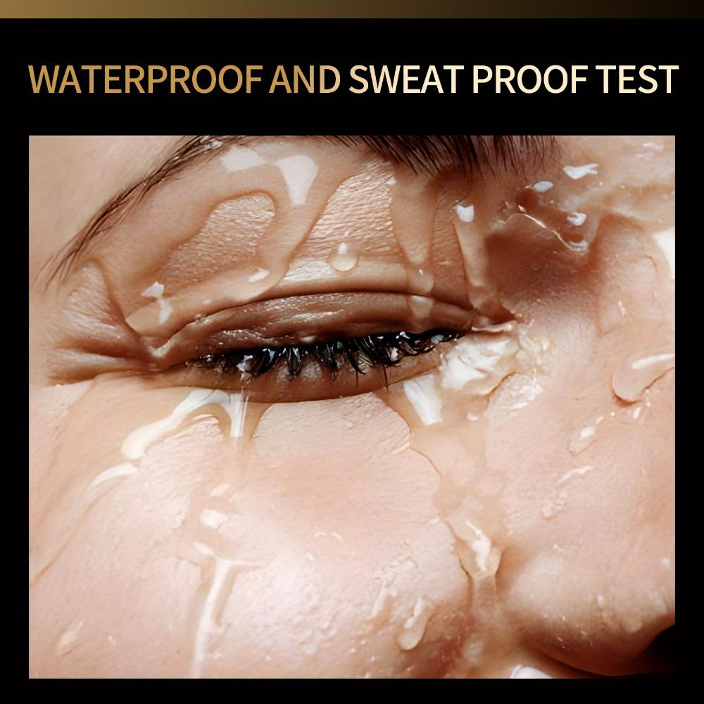 4D Mascara Volumengebende schwarze Wimperntusche Leichte, nicht verschmierende Textur Wasserfest Verlängernde, volumengebende und geschwungene Wimperntusche