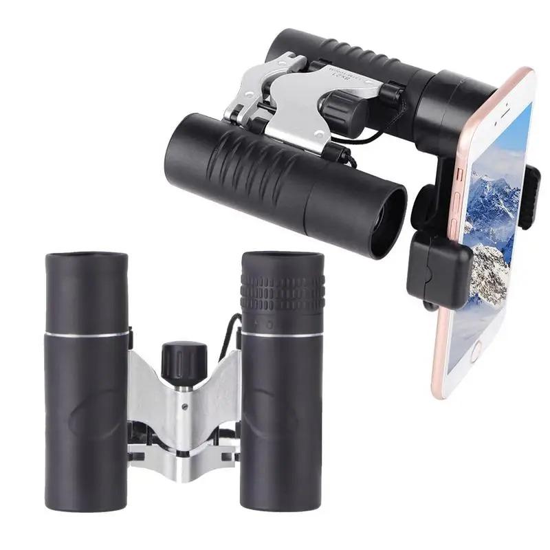 

8x21 Hd Binoculars 1000m Long Range Folding Mini Telescope Bak4 Fmc Optics Telescope For Outdoor Camping чорний