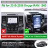 Center Console Dashboard Storage Organizer for 2019-2026 Dodge RAM 1500 Behind Screen 12 inches Dash Board Storage Cover Car Box
