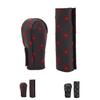 2pcs/set PU Leather Car Hand Brake Gear Shift Cover Handbrake Grips Case Manual Gear Head Shift Knob Shell