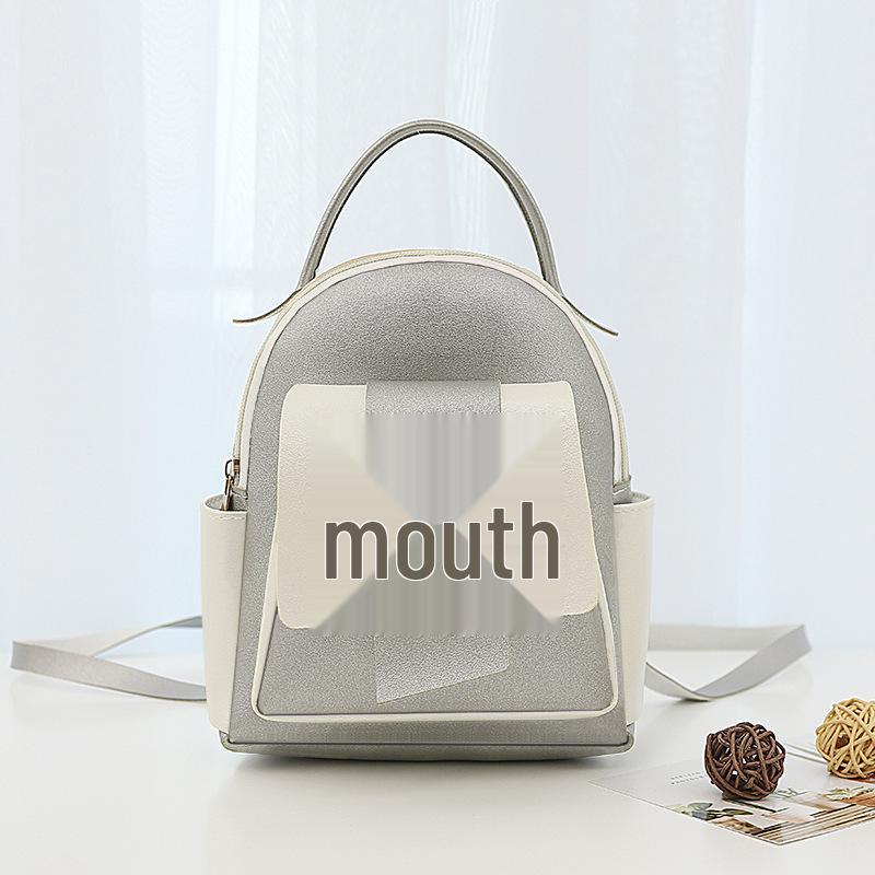 Sac à dos mode bloc de couleur pour femme - Nouveau petit sac à bandoulière décontracté 2022 pour étudiants