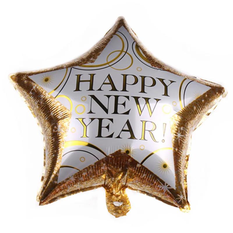 New Years Eve Tableware 2025 Black Gold Theme Balloon Package Cup Napkin Tablecloth Banner Balloon Happy New Year Party Supplies