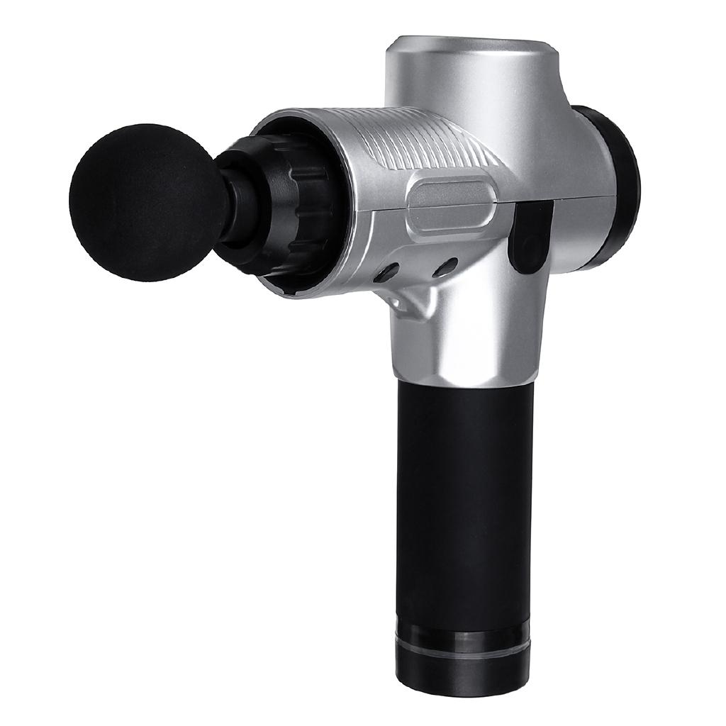24V LCD Body Muscle Massage Gun Deep Tissue Massager Adjustable Exercising Muscle Pain Relief Body Shaping Therapy Gun
