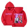 Women's Hooded Gradient Printed Long Sleeved Sweatshirt Loose Women's Sweatshirt  Sweatshirt