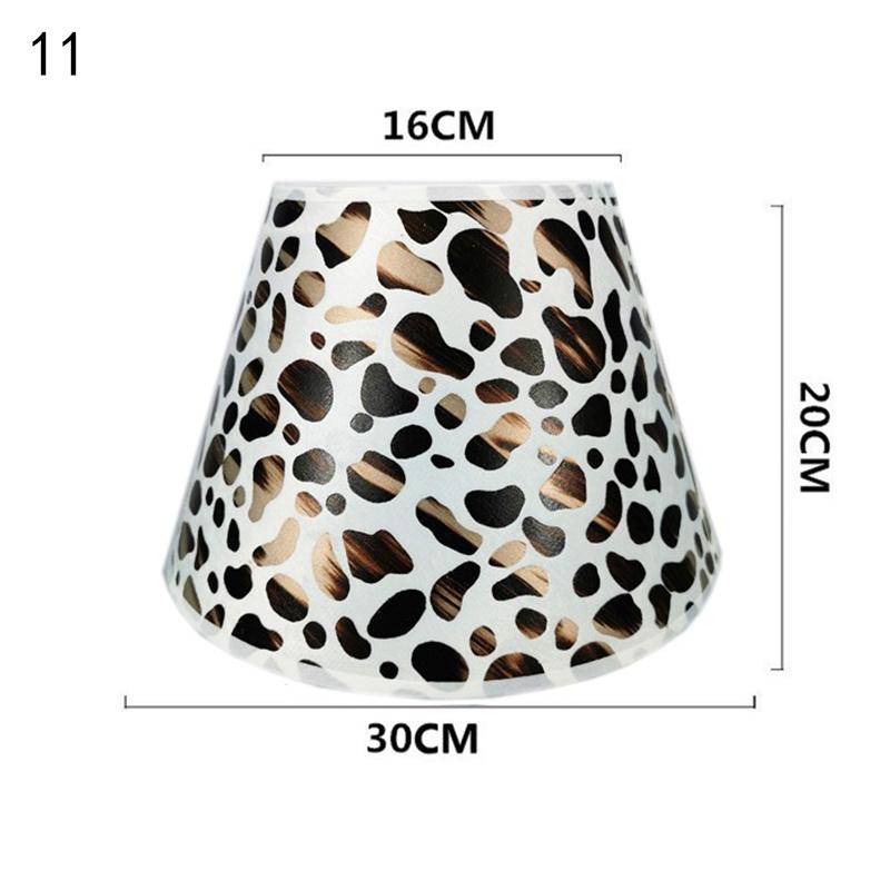 European Retro Style Table Lampshades PVC Sheepskin Fabric Floor Lamp Shade Bedroom Bedside Home Decor Wall Lamp Shell Cover