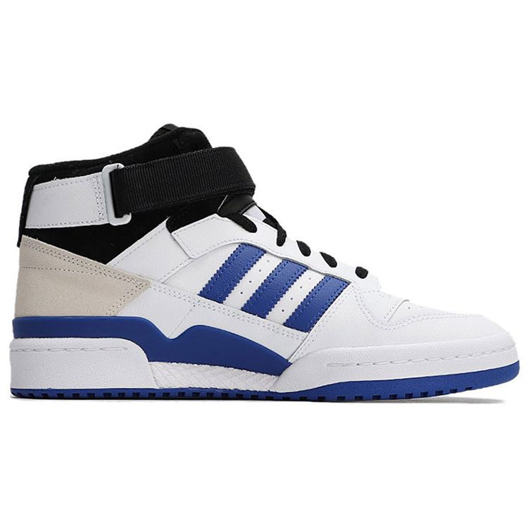 Adidas Forum Mid Weiß Königsblau Herren Sneaker Schwarz FY6796