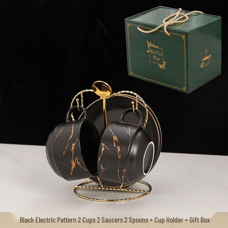 Элегантный керамический кофейный набор с подставкой