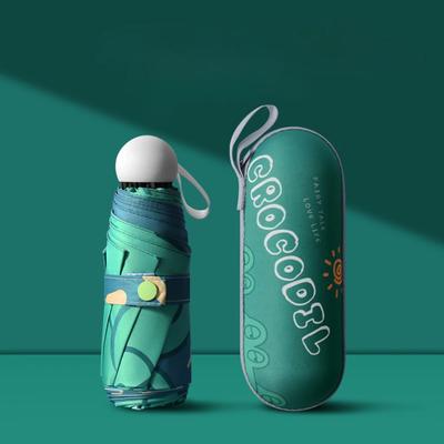 Paraguas de Sol con 50% de Descuento, Compacto y Portátil, Adecuado Tanto para Lluvia como para Luz, Paraguas de Bolsillo con Función de Plegado Automático
