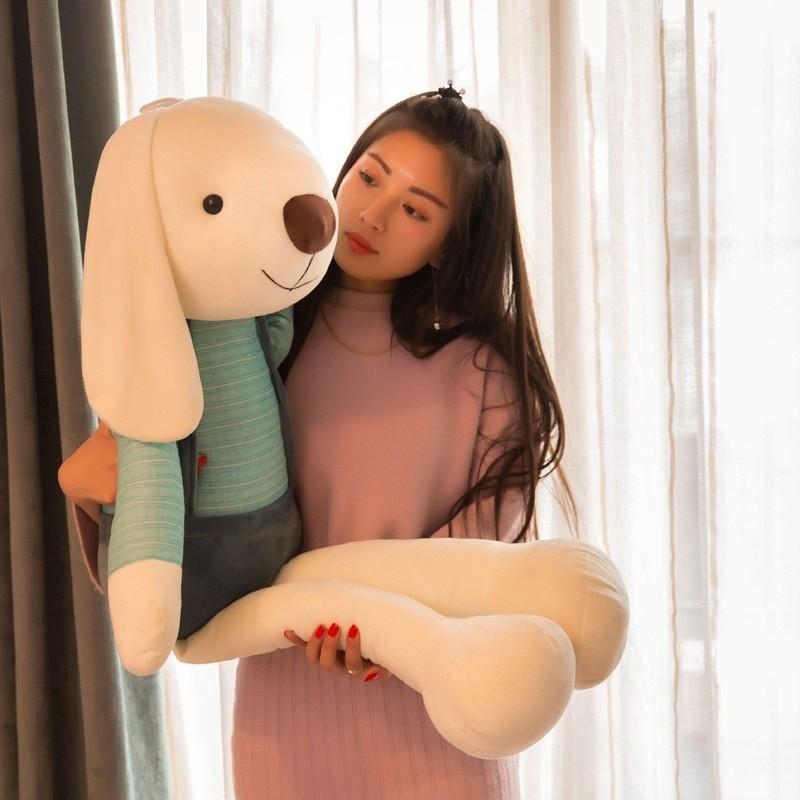 Plush Bunny Toy For Girls Kids Sleep Decor With Super Soft Crystal Plush For Birthday Gift