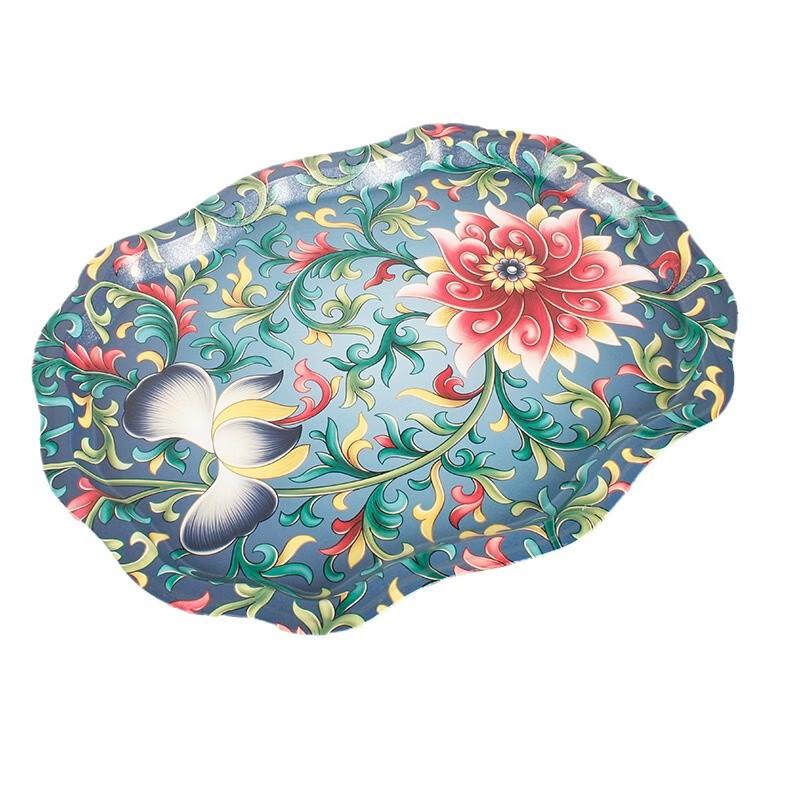 Ru Han European Style Square Iron Serving Tray