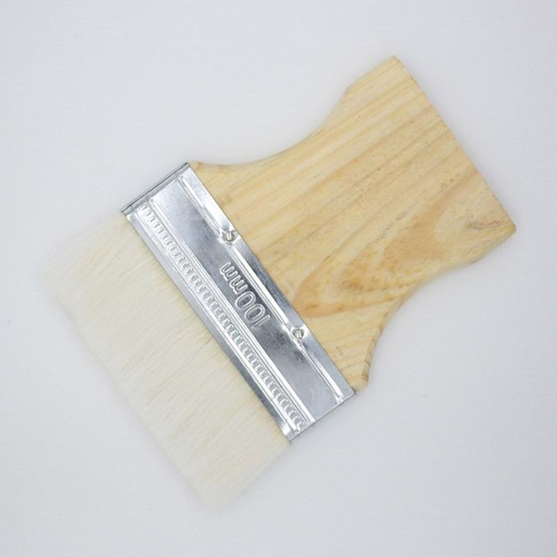 Professional 3/4/5 Inch Large Area Paint Brushes multifunction Flat Paint Brush Set Wool Bristles for Smooth Application