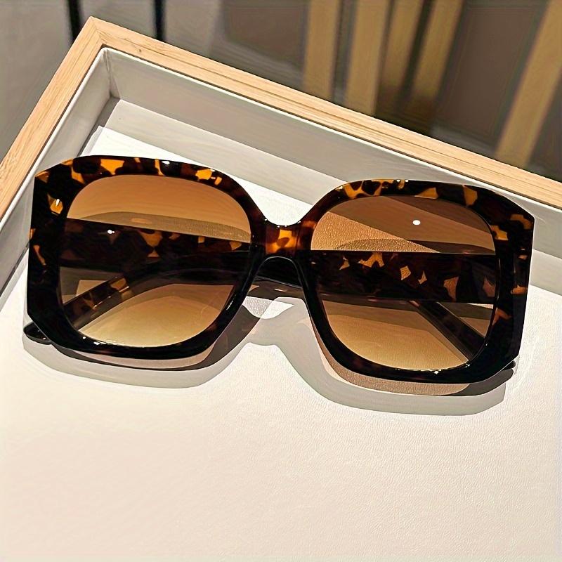 Festliche Strandparty-Sonnenbrille Überdimensionierte quadratische Fassung Lebendige Farben Sommer-Spaß Outdoor-Reisebrille