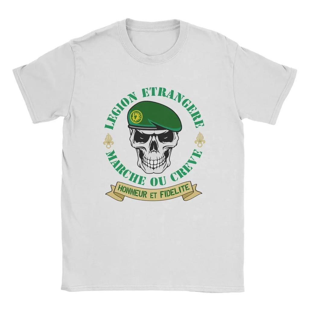 Trička Cizinecké legie Módní Vintage Všestranná Ležérní Pánská Dámská Letní Harajuku Krátký Rukáv Bavlna Zábavná Denní Unisex Topy