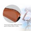 1 Pair Vintage PU Leather Lockable MTB Handlebar Grips PU Leather Grips Bicycle Handlebar Grips