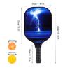 Glass Fiber Pickleball Paddle Set With 4 Balls Carry Bag Lightweight Durable Racket Beginners Recreational Players