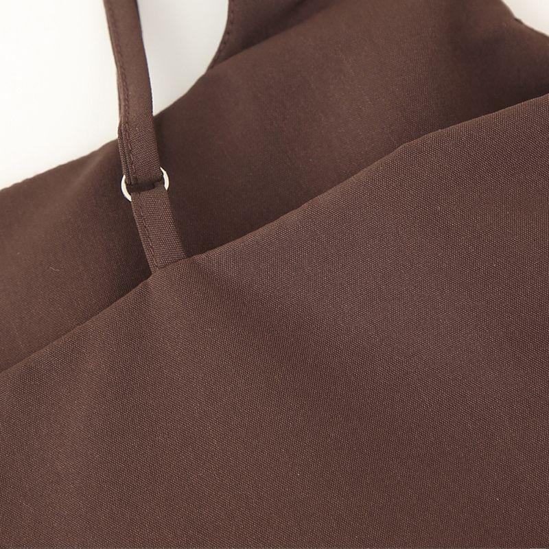 Kaslead New Arrival Women's Clothing Fashion Style Stylish Simple and Versatile Casual Square Collar Small Top