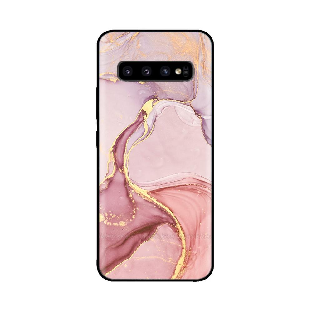 For Samsung S10 Plus Case S10 Silicone Fashion Back Cover Cases For Samsung Galaxy S10 S10E S 10 S10plus Protective Back Cover
