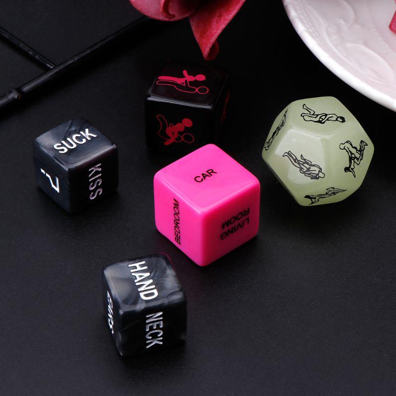 5pcs Sex Dice Fun Adult Erotic Love Sexy Posture Couple Lovers Humour Game Toy Novelty Party Gift