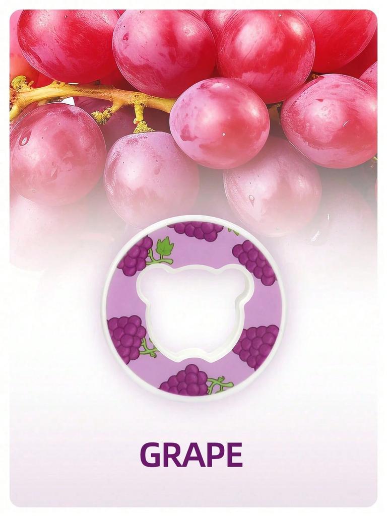 1pc Multi Flavour Fruit Flavour Rings For Water Cups, Little Bear Shape Flavour Rings For Water Cups Flavour Rings Drinking Tool