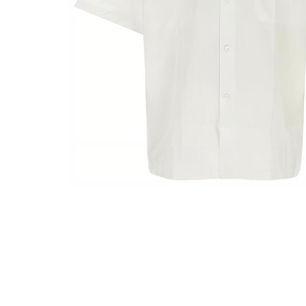 Givenchy Logo Printed Collared Short Sleeve Shirt BM610814M6-100