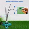 Outdoor Misting System Water Sprayer Misting Cooling Nozzle System Multi Heads Flexible Standing Mister For Greenhouses Plants