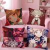 Anime My Hero Academia Himiko Toga Pillow Case Square Pillow Bedroom Sofa Leisure Comfort Cushion Home Decoration