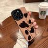 2026 New Small Flower Flip Fur Phone Case For iPhone 11 12 13 14 15 16 17 Pro Max XR X XS 16 Plus 17 Air 16E Protective Cover