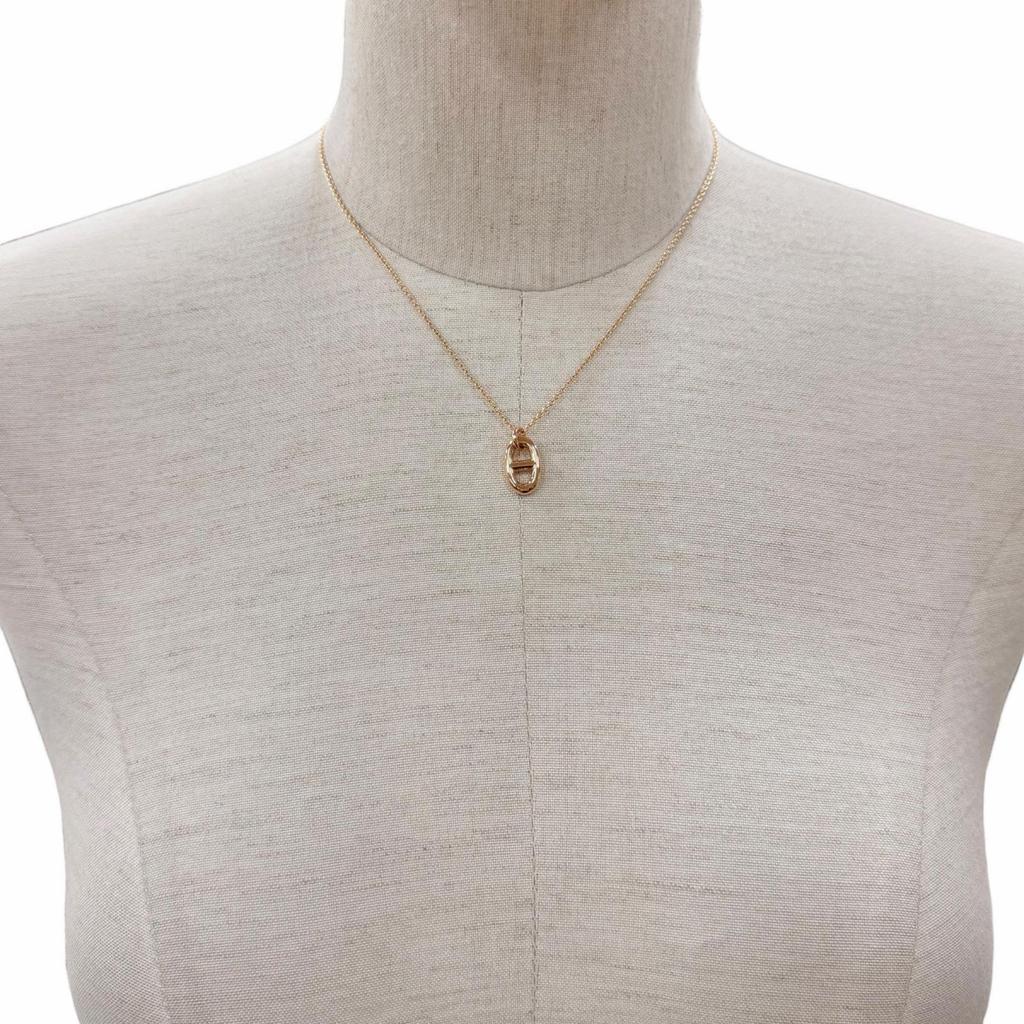Excellent HERMES Necklace Farandole PM Pink Gold 750 Women 25A344374 Used